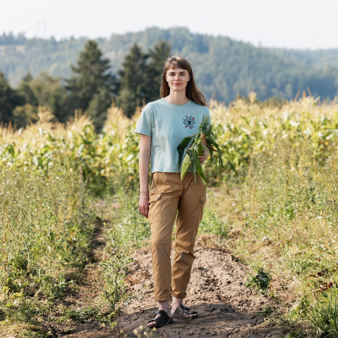 Fjällräven Fjallblomster Logo T-shirt W