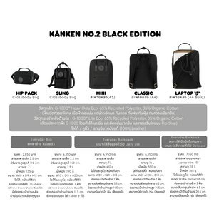 Kånken No.2 Hip Pack Black Edition