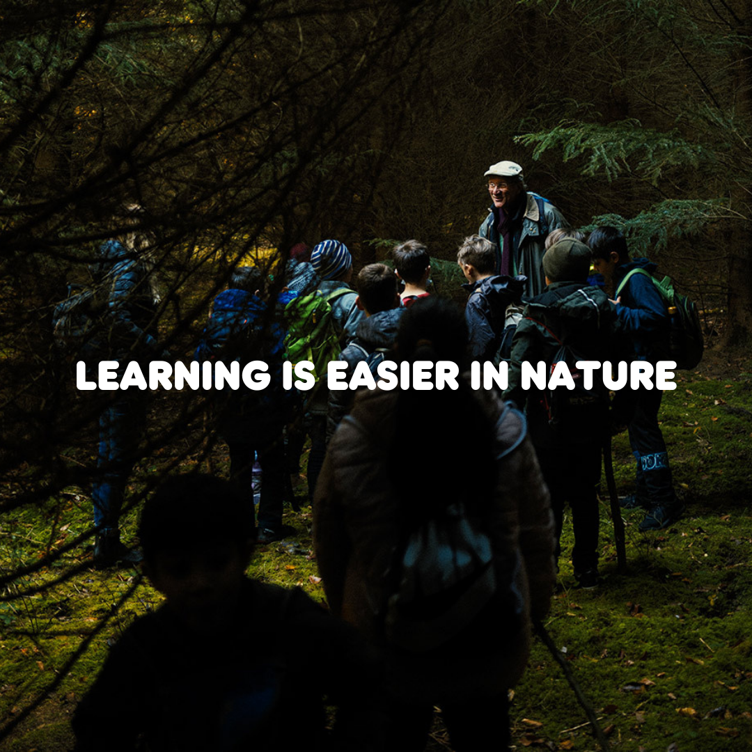 Learning is easier in nature เรียนรู้ไปกับธรรมชาติดีกว่าเสมอ