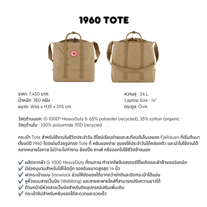 1960 Tote Bag