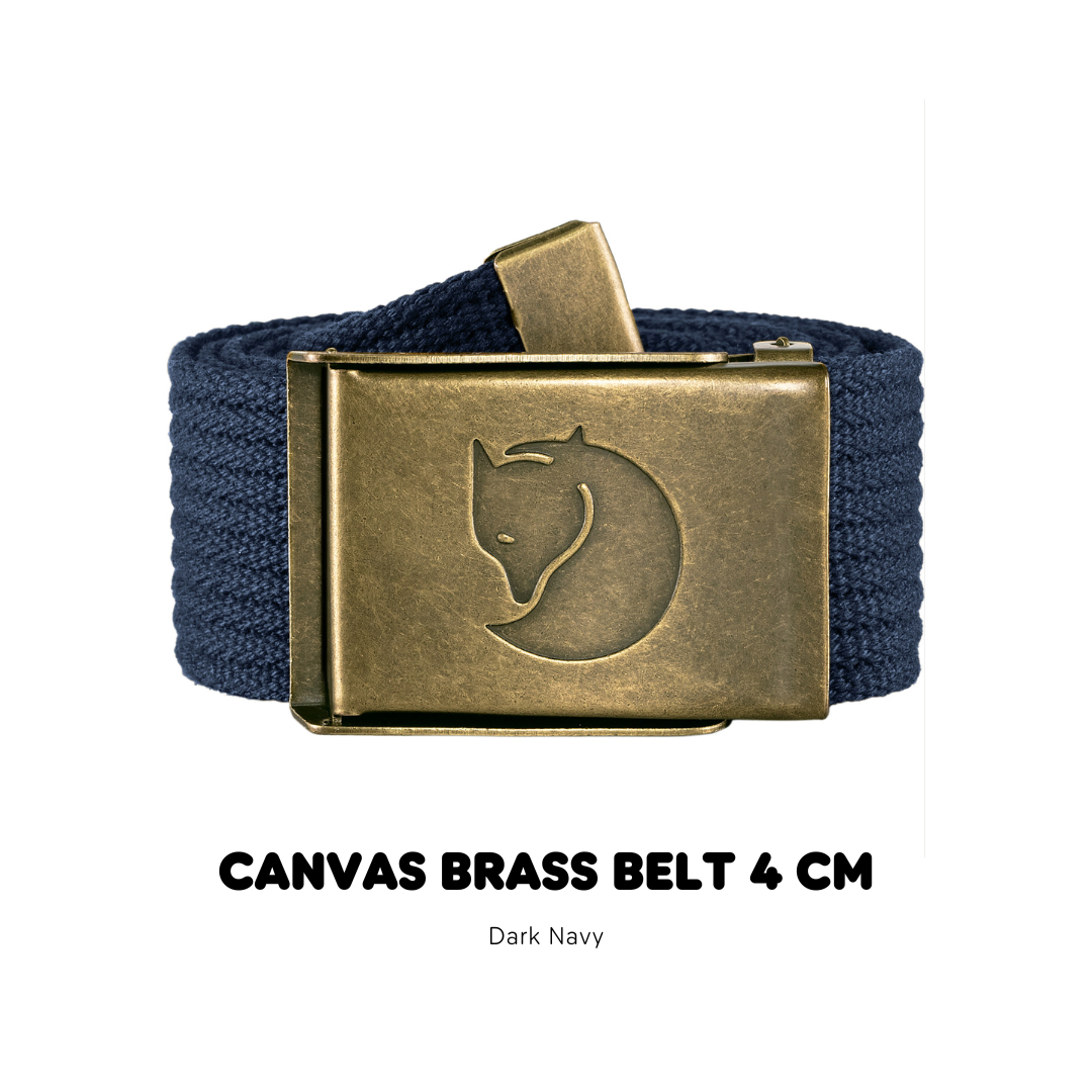 Canvas Brass Belt