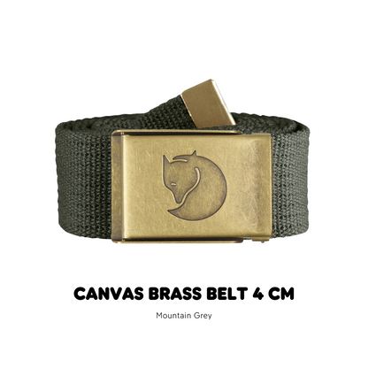 Canvas Brass Belt