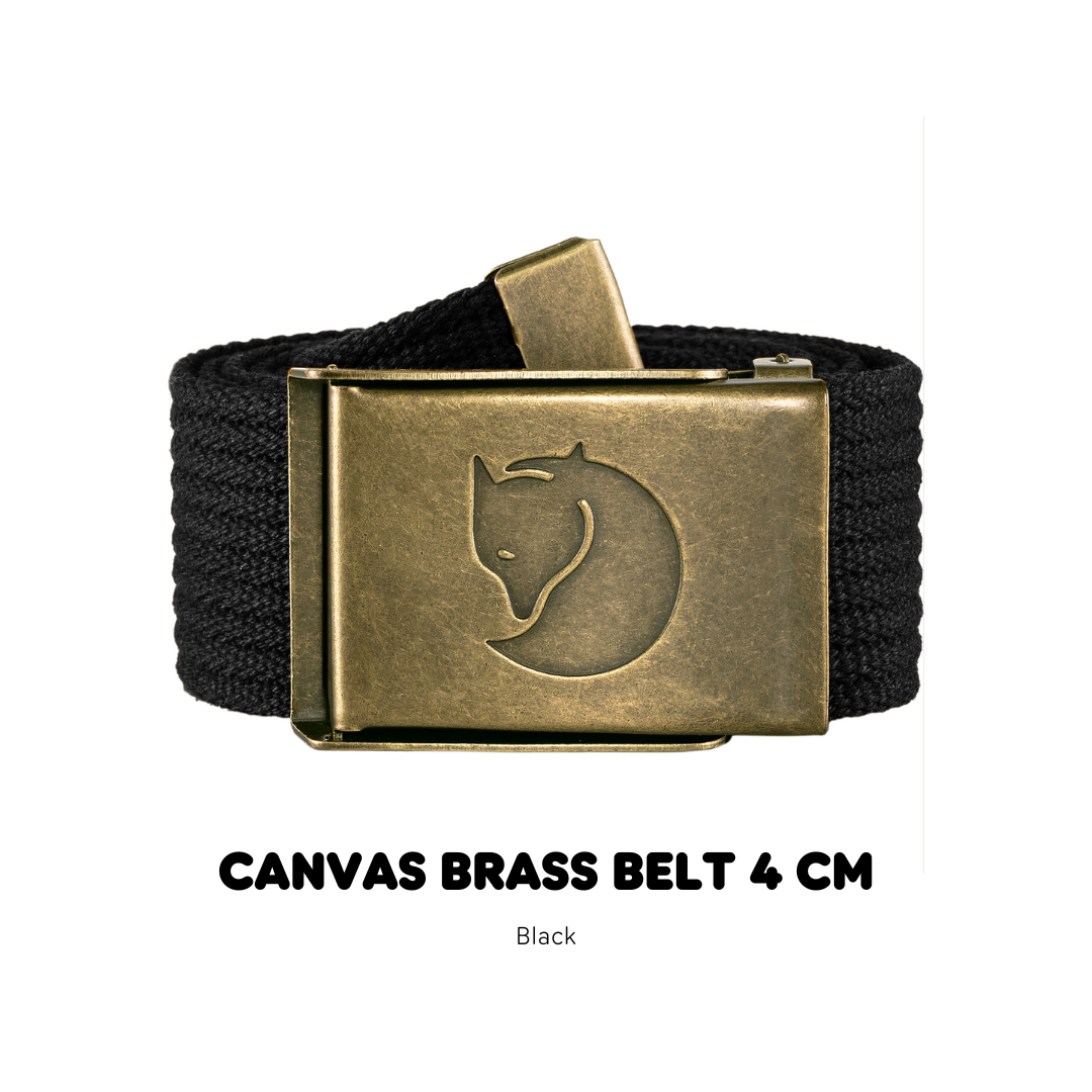 Canvas Brass Belt